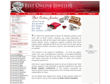 Tablet Screenshot of bestonlinejewelers.com